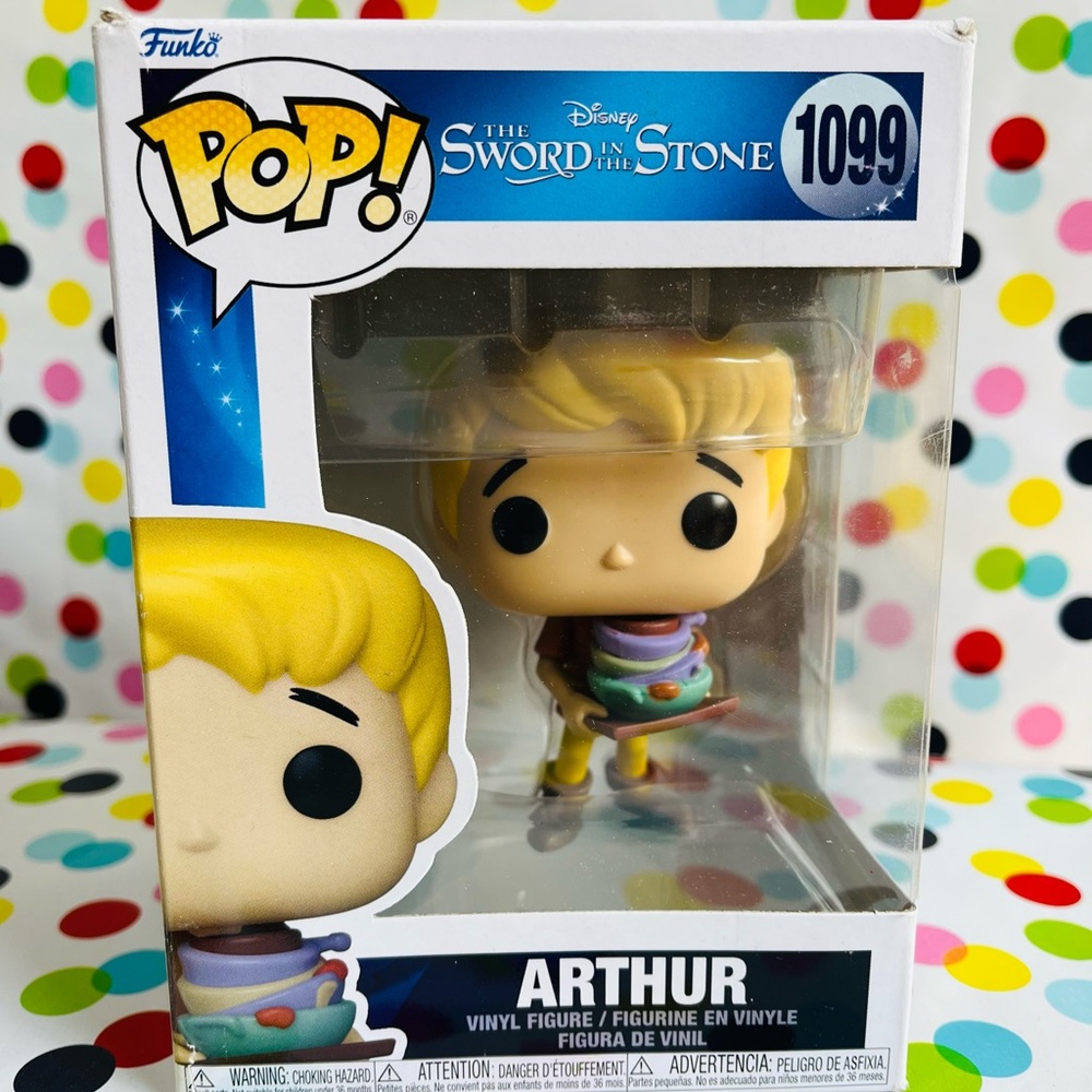 Funko Pop! Disney Sword In the Stone - Arthur w/ Dishes Vinyl Figure # 1099